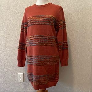 Long sleeve sweater dress